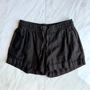 Old Navy Black Elastic Shorts